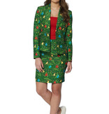 Kerstboom Mantelpak Dames groen