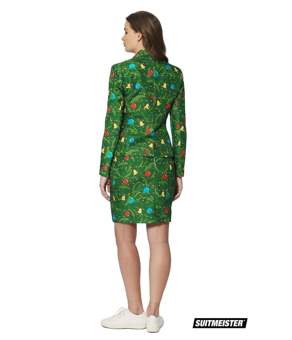 Kerstboom Mantelpak Dames groen