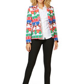Snazzy Santa blazer dames luxe