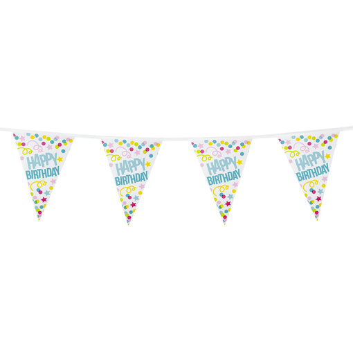 Vlaggenlijn Verjaardag Happy Birthday