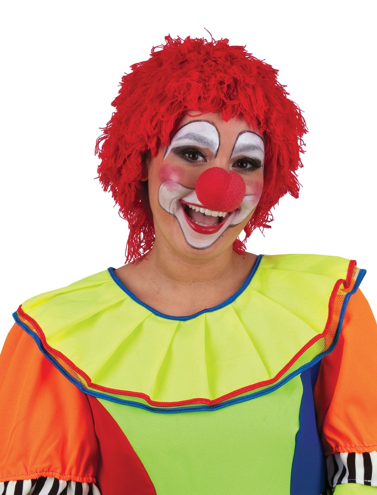 Pruik Clown Rood afbeelding