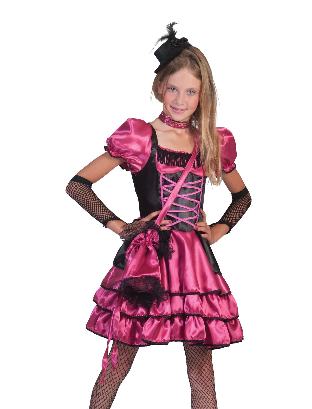Can Can Jurk Meisje Roze afbeelding