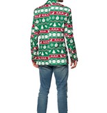 Groene Noordpool Kerst Colbert Heren