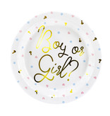 Bordjes Gender Reveal Party - 6 Stuks