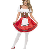 Oktoberfest jurk vrouw rood