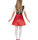 Oktoberfest jurk vrouw rood