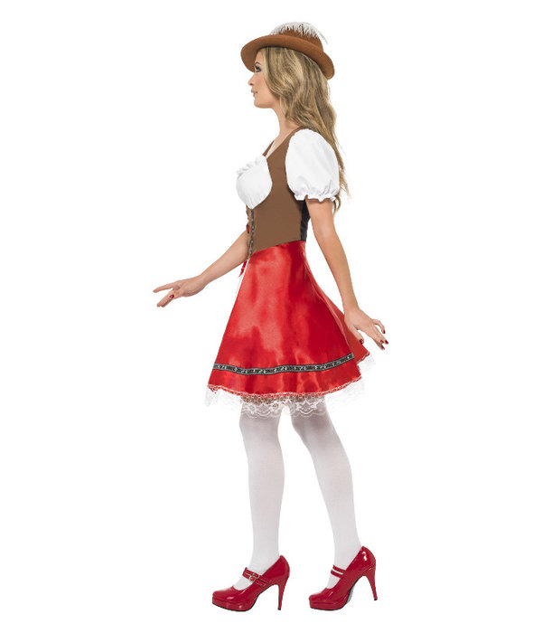 Oktoberfest jurk vrouw rood