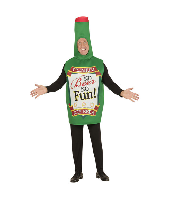 Bierfles outfit Carnaval