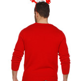 Foute Kersttrui Rood Met Rendier