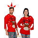 Foute Kersttrui Rood Met Rendier