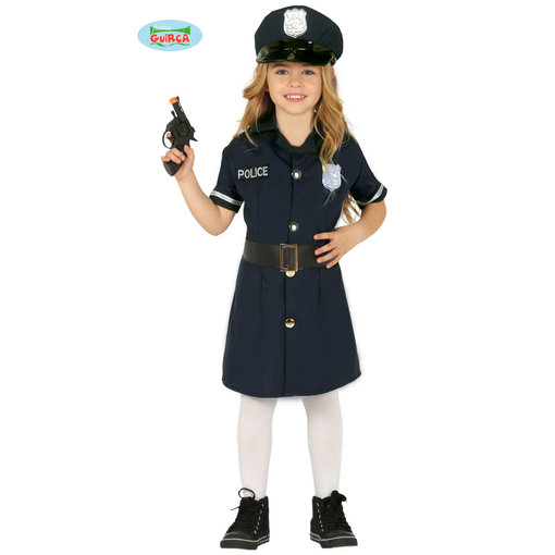 Politie Kostuum Jurkje Meisje Jill