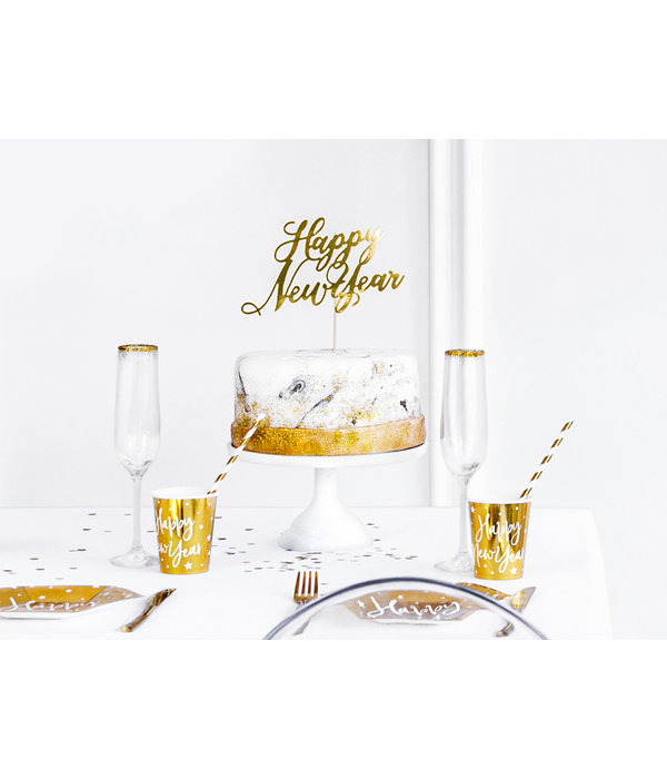 Cake Topper Happy New Year - 24cm
