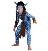 Jungle strijder avatar kostuum jongen