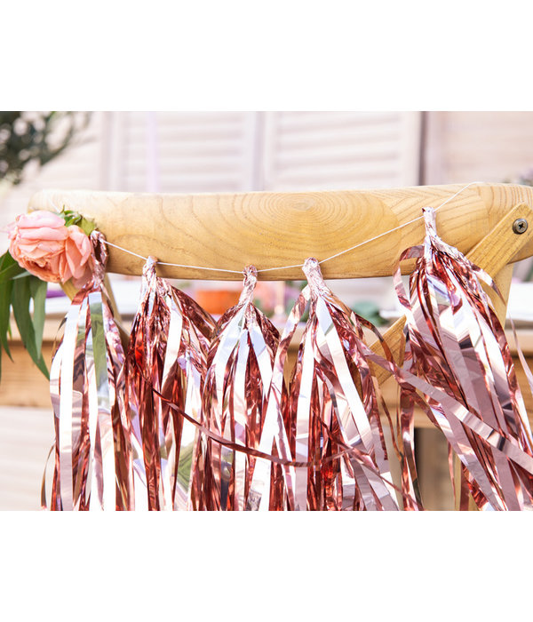 Tassel Slinger Rose Goud - 1,5 meter