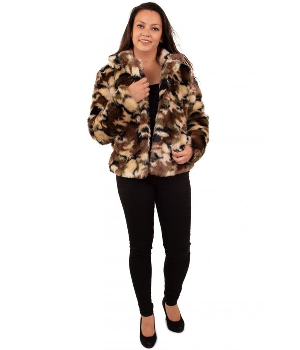 Bontjas camouflage Army dames