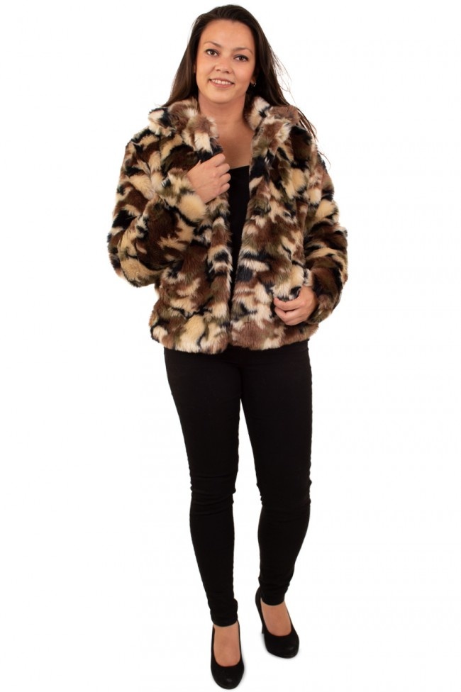 Bontjas camouflage Army dames