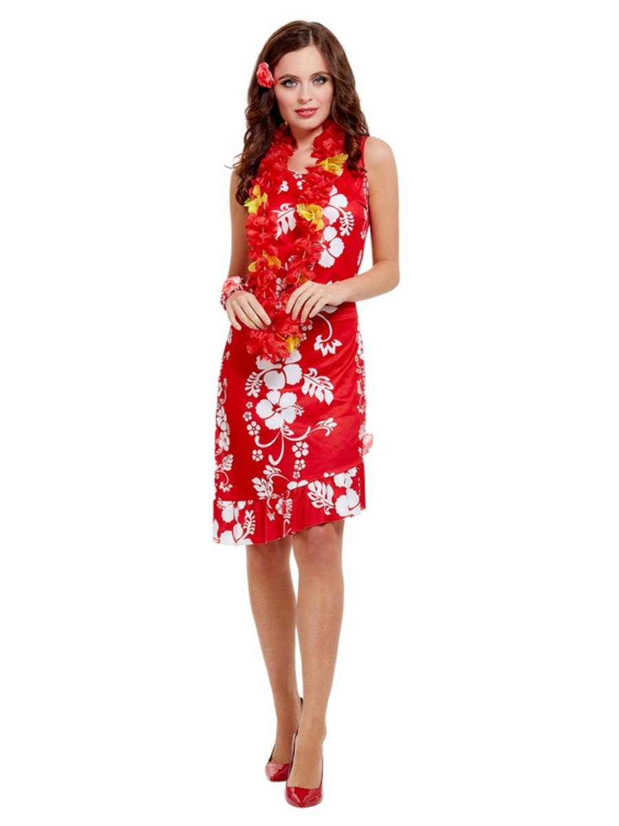 Hawaiiaanse beauty kostuum 3-delig afbeelding