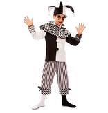 Harlekijn Kostuum Jongen Tygo Zwart/Wit
