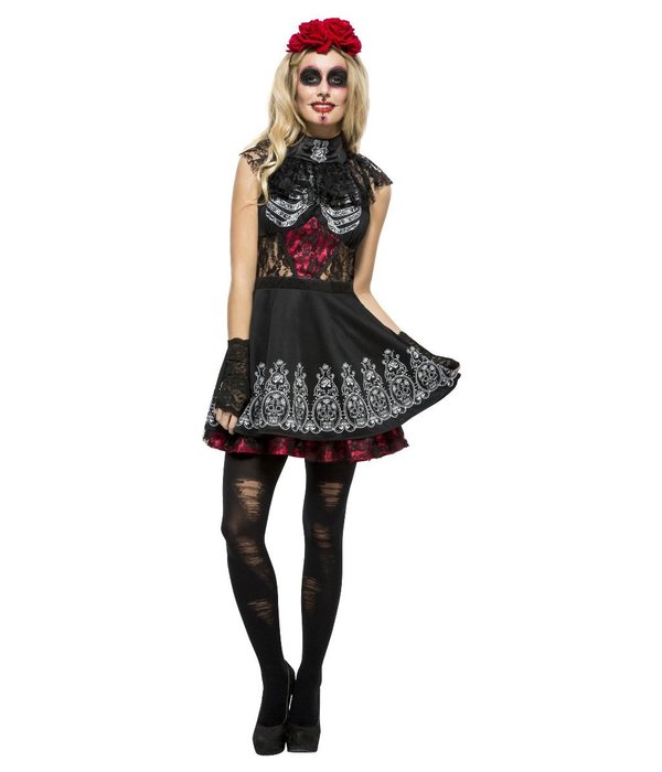 Fever Day Of The Dead Kostuum Dames