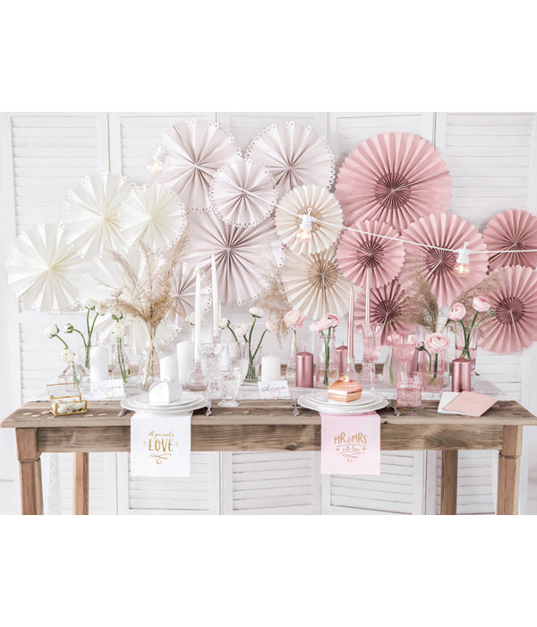 Servetten All you Need Is Love Wit/Goud