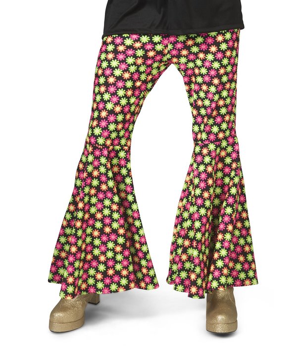 Hippiebroek Gebloemd