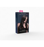 Professionele Pruik Donkerbruin Lang