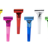 Gekleurde roltong toeters 6 stuks