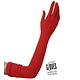 Rode Handschoenen Lycra - 60cm