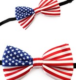 Vlinderstrik Satijn Amerika USA