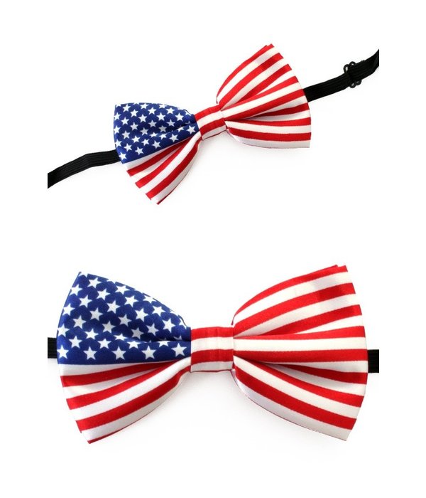 Vlinderstrik Satijn Amerika USA