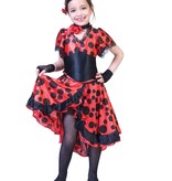 Spaanse Flamenco Danseres  Jurk Meisje