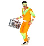 Foute Party Trainingspak Neon Oranje