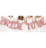 Folie Ballon Bride to be, 340x35cm rose goud