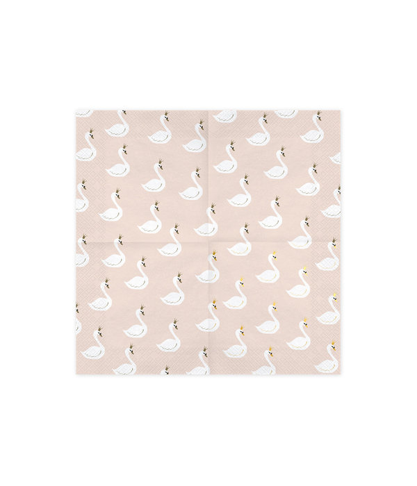 Servetten zwaan (20st) Lovely Swan