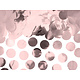 Confetti rond folie rose goud 15gr
