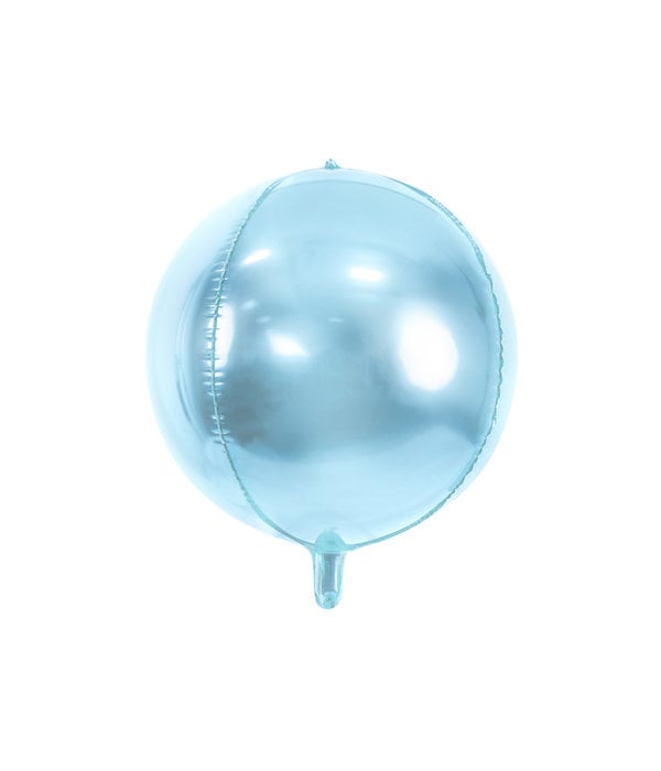 Folie Ballon Bal Metallic Sky Blue 40cm