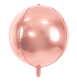 Folie Ballon Bal Metallic Rose Goud 40cm