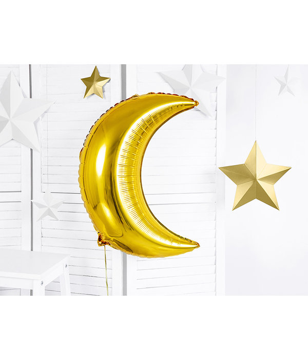Maan Folieballon goud 60cm