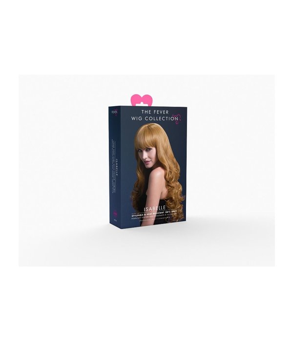 Lange Pruik Isabelle Kastanjebruin