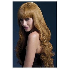 Lange Pruik Isabelle Kastanjebruin