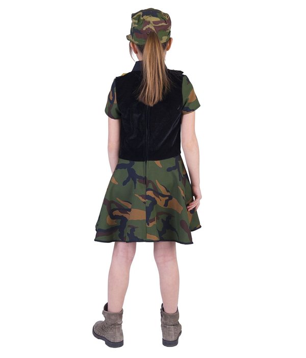 Leger Kostuum Meisje Anna