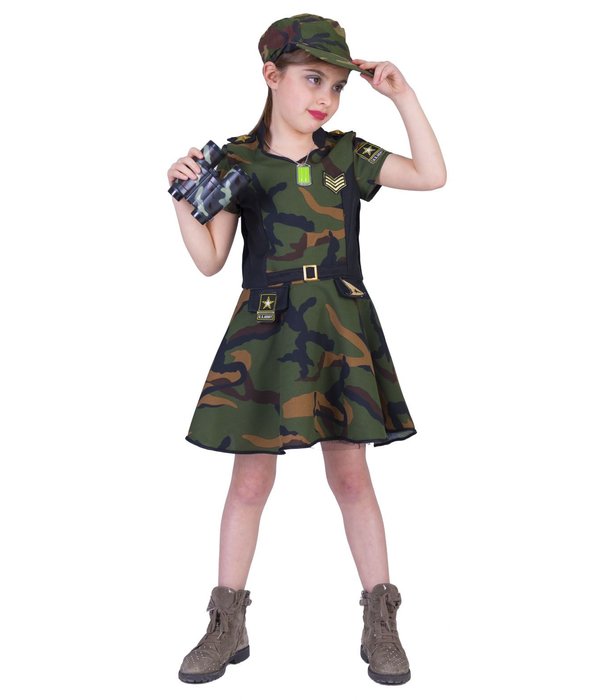 Leger Kostuum Meisje Anna