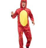 Rode Draken Onesie Volwassenen