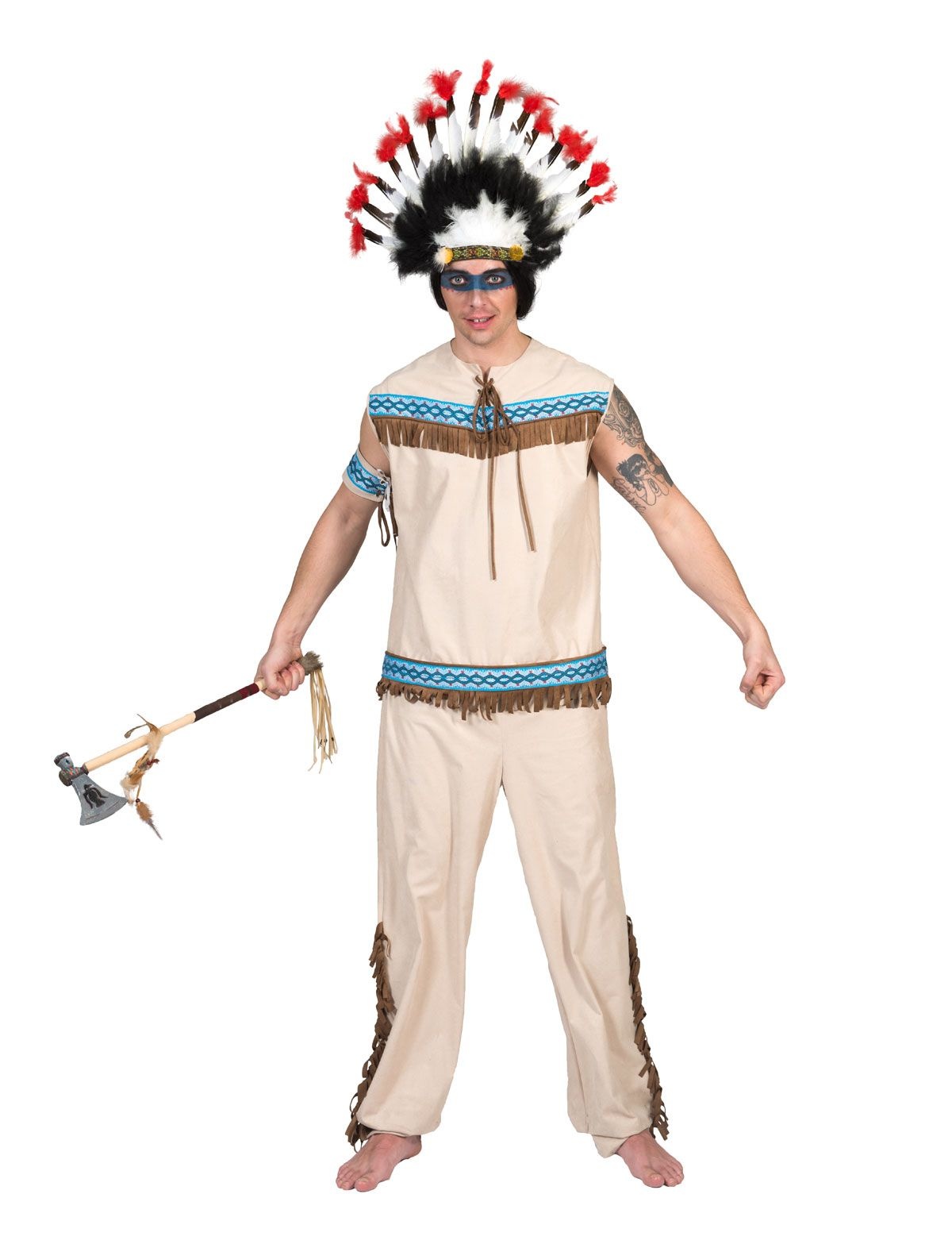 Indianen Kostuum Man Nodin