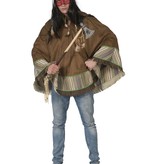 Indianen Poncho Man Tumu