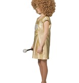 Disco Jurk Meisje Goud