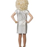 Disco Jurkje Zilver Meisje