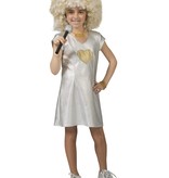 Disco Jurkje Zilver Meisje