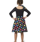 Rock 'n Roll Gestippelde Rok Meisje