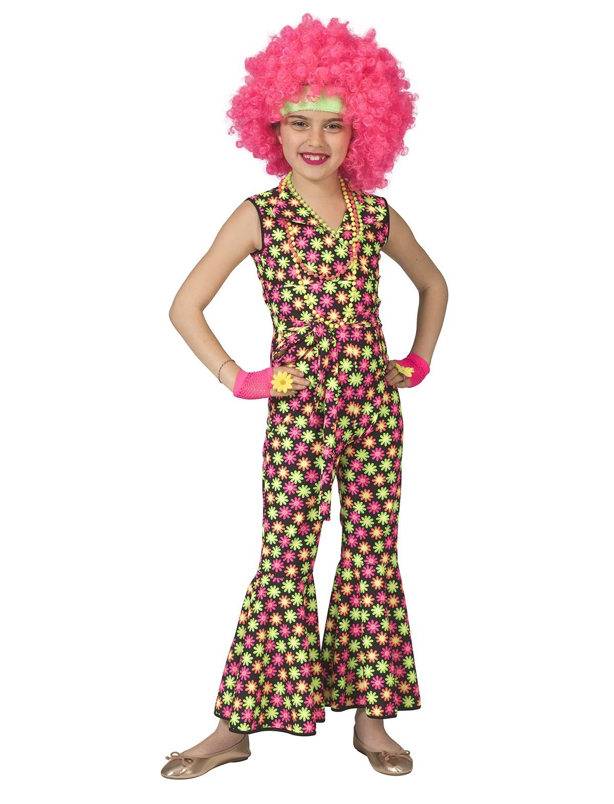 heel veel leveren klep Disco Jumpsuit Kind Flower - Feestbazaar.nl